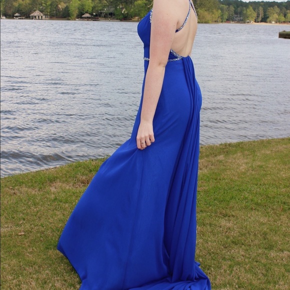 Jcpenney royal blue prom dress Clearance